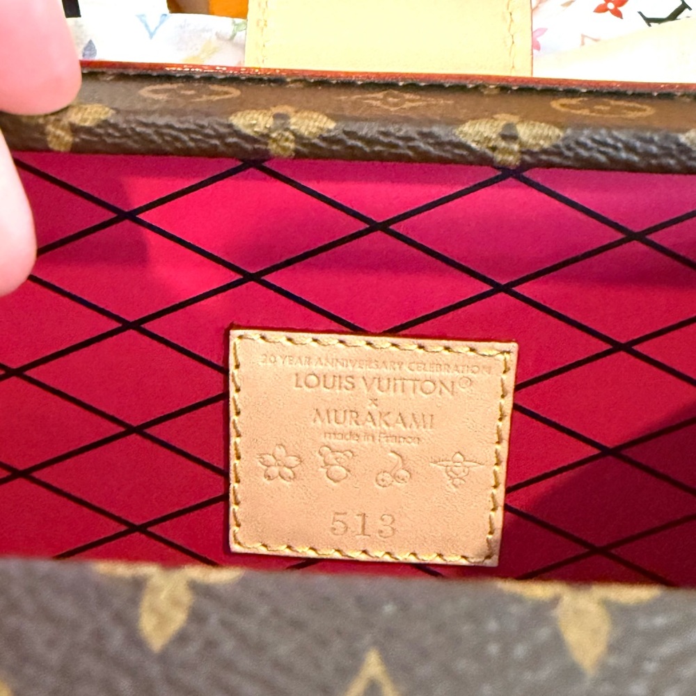 ***SOLD***Louis Vuitton X Murakami 2025 Petite Malle Superflat Limited Bag- NWOT - Picture 10 of 13